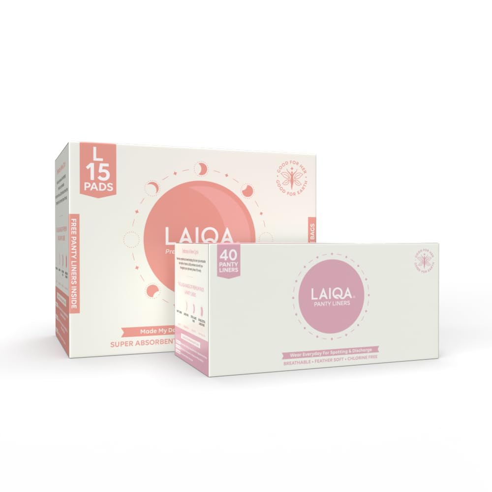 Period Care Rash-Free Ultra Soft Combo Pack Large Size Pad with Pantyliners