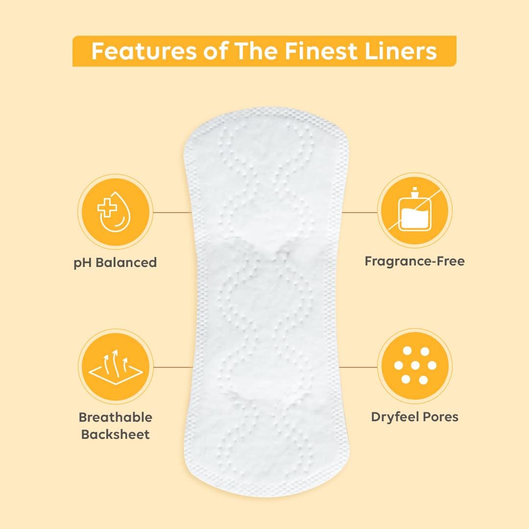 Period Care Rash-Free Sanitary Pads Duo Combo Pack with Panty Liners
