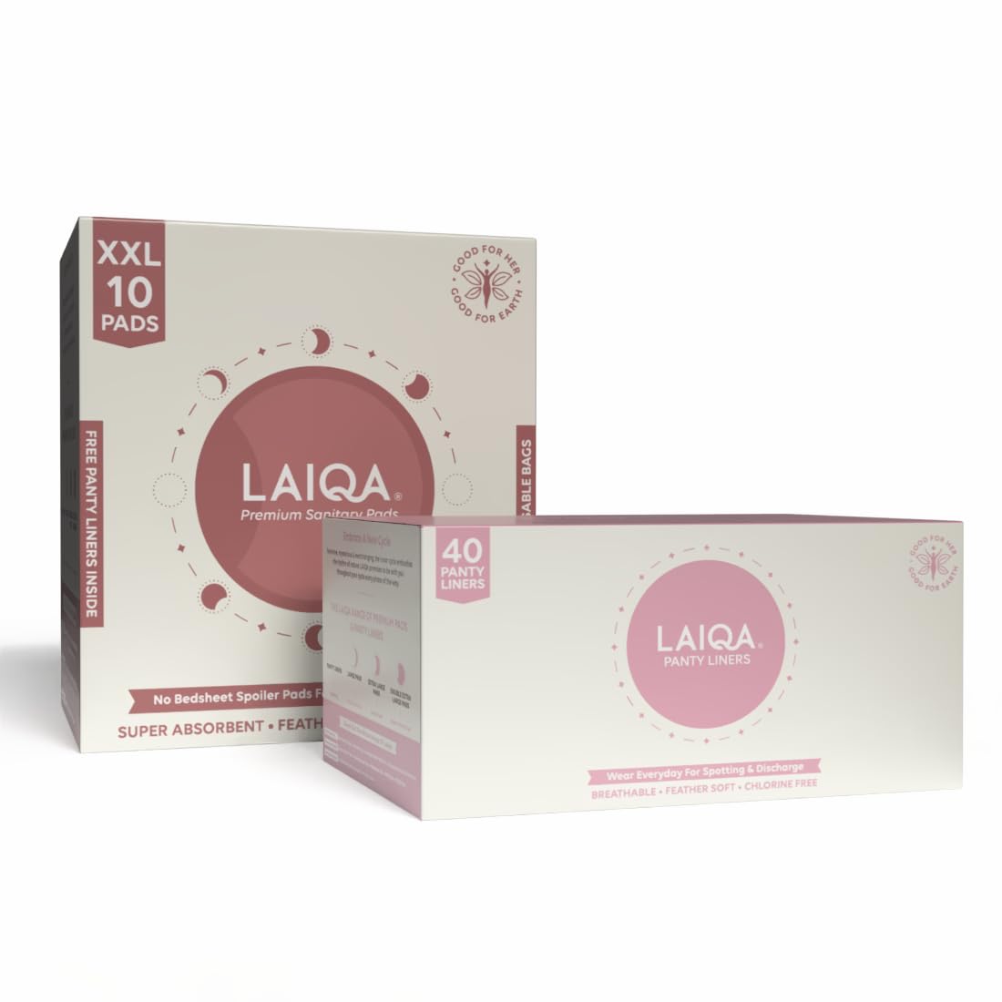 Period Care Rash Free XXL Sanitary Pads Size Pack With Panty Liners