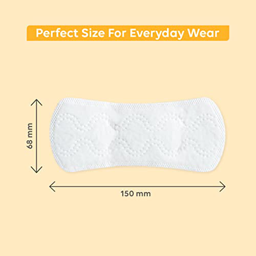 Period Care Pack - 15 Moderate Flow, 15 Heavy Flow Sanitary Pads with 40 Panty Liners