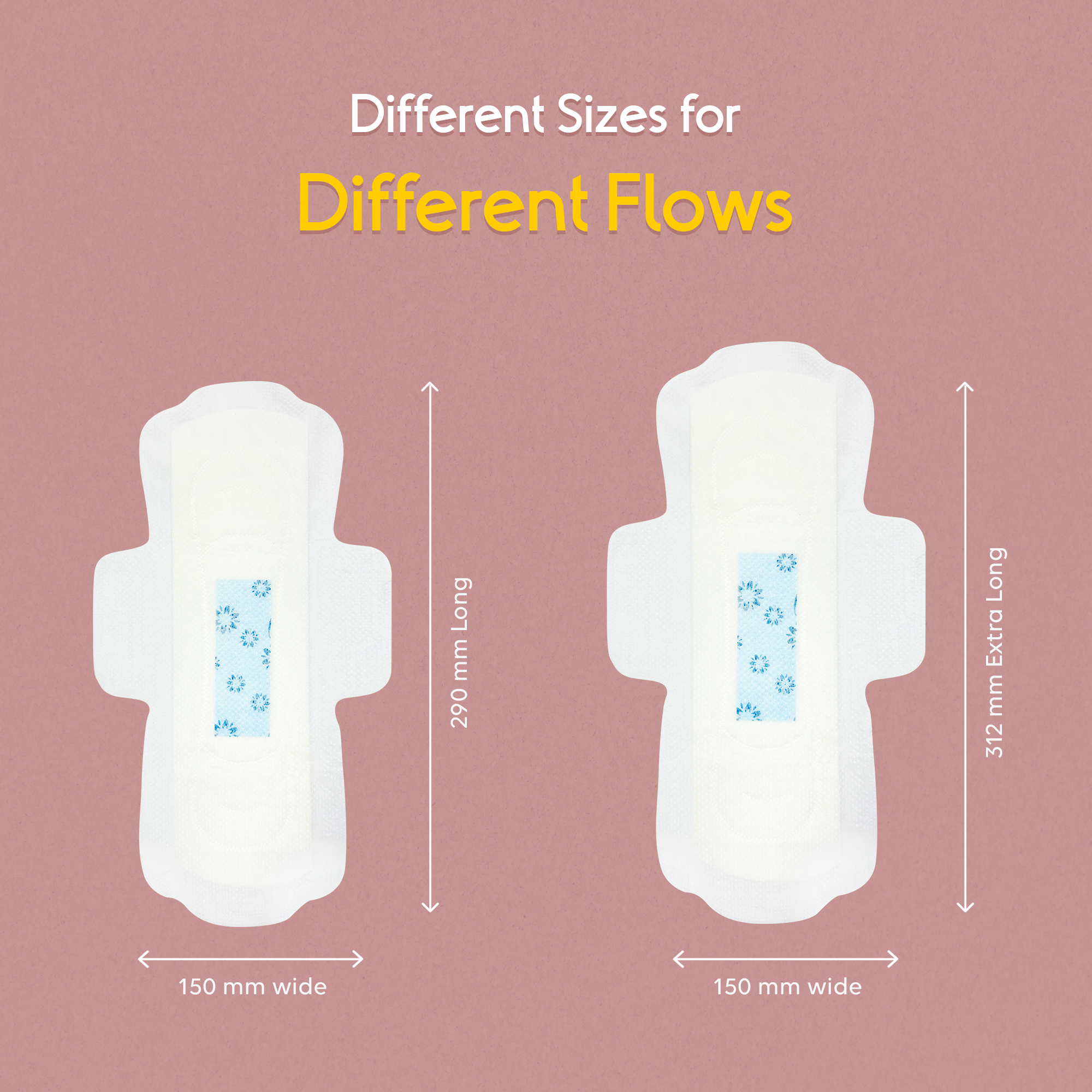 Duo Combo – 10 Moderate Flow & 5 Heavy Flow Pads with 3 Free Panty Liners