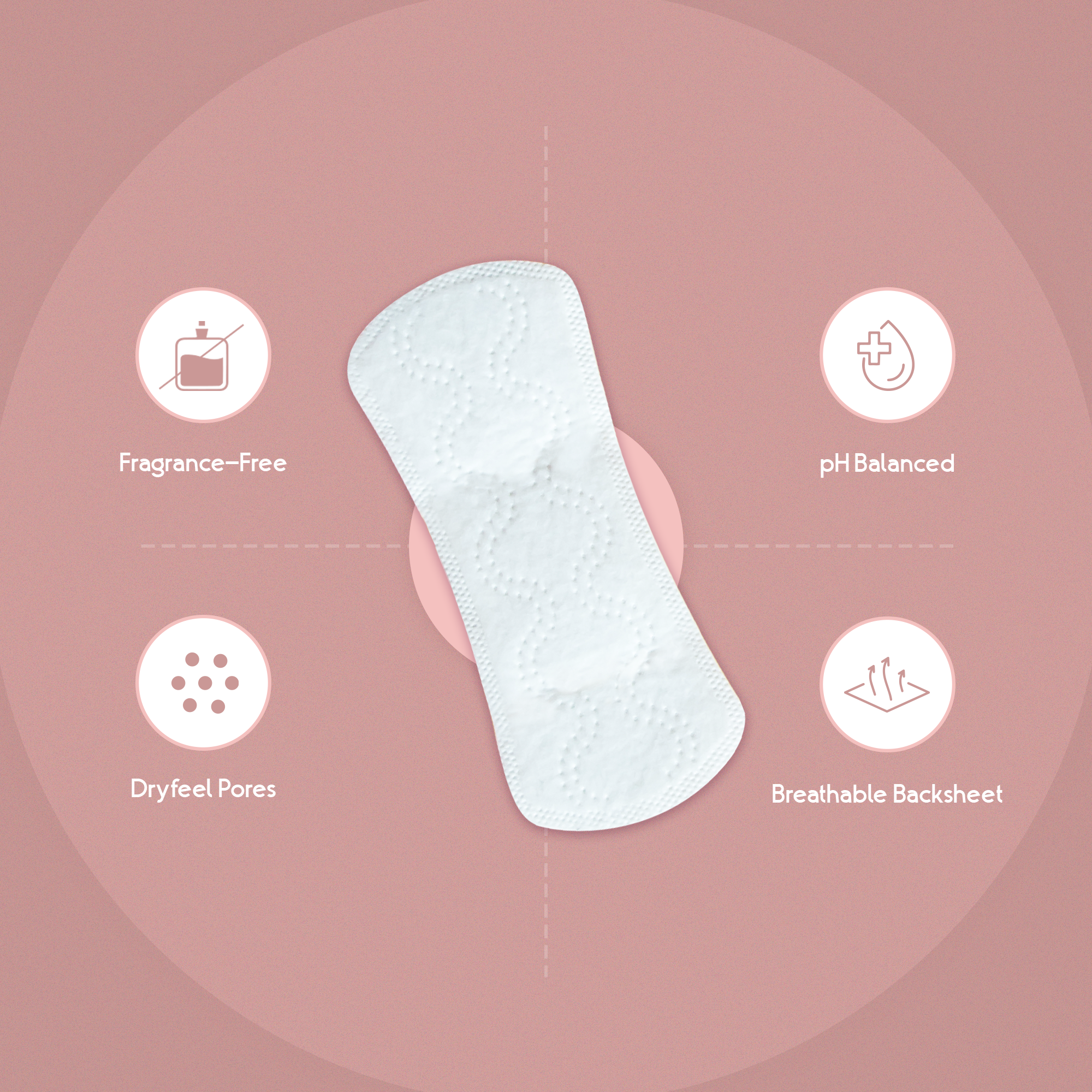 Ultra-Thin Panty Liners - Pack of 40 Panty Liners