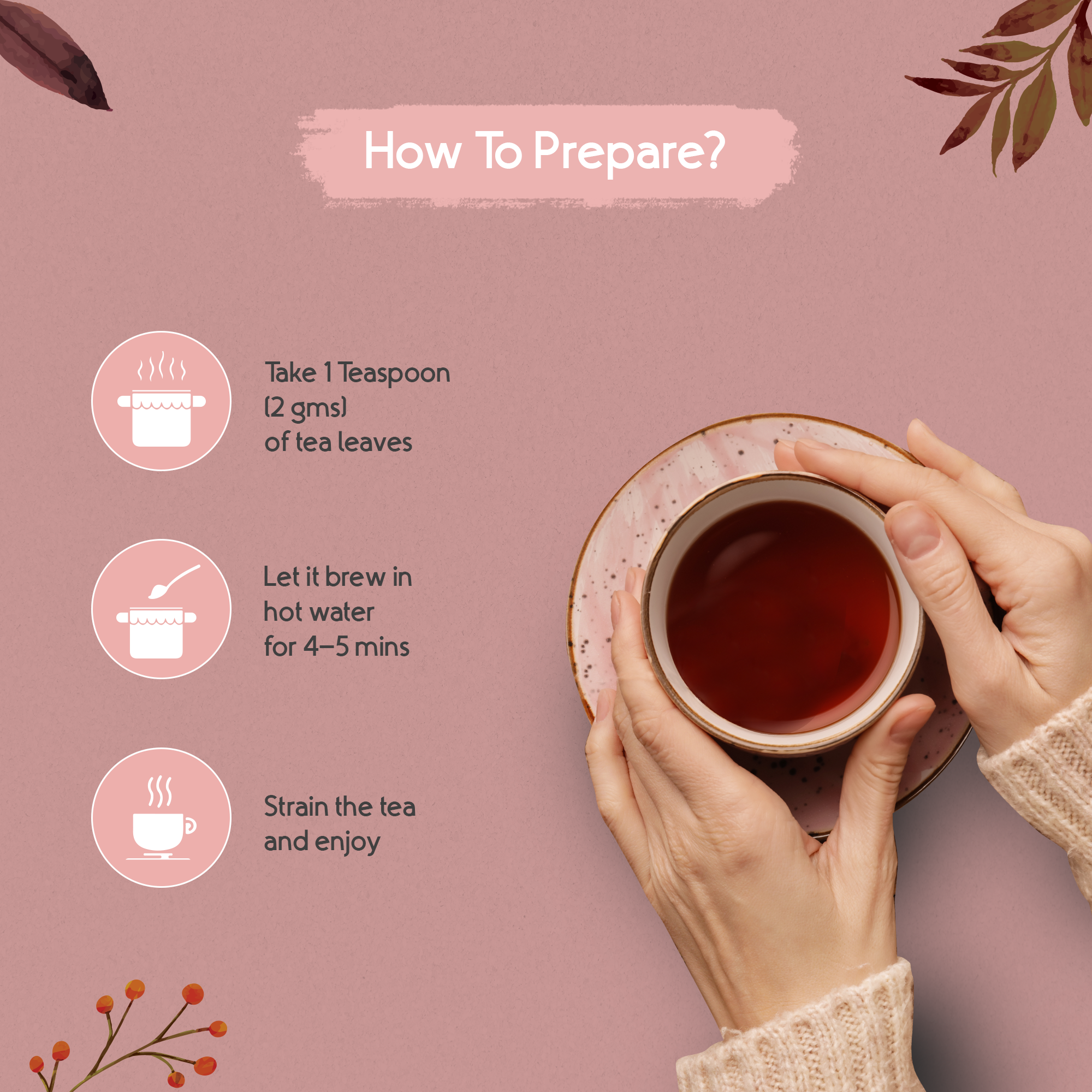 PCOS Tea for Cramp Relief (60 GMS)