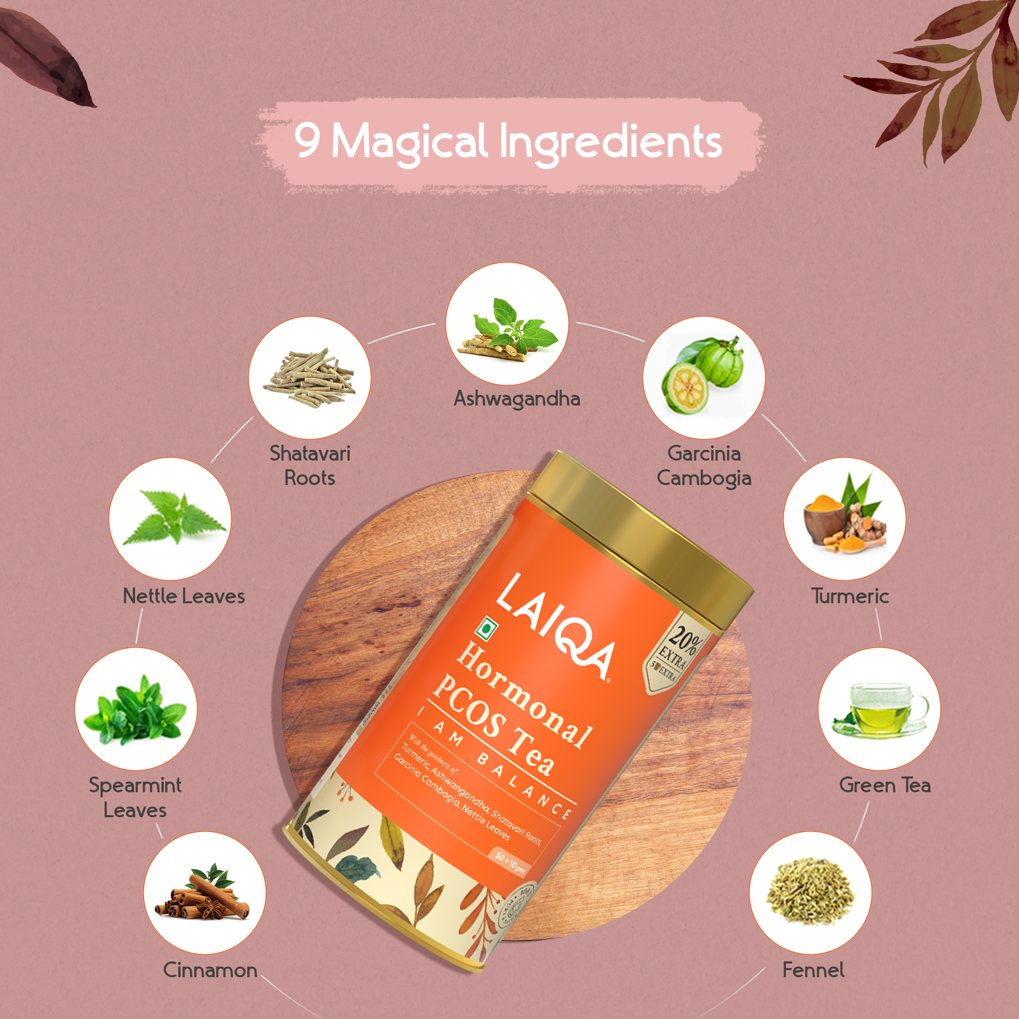 PCOS Tea for Cramp Relief (60 GMS)
