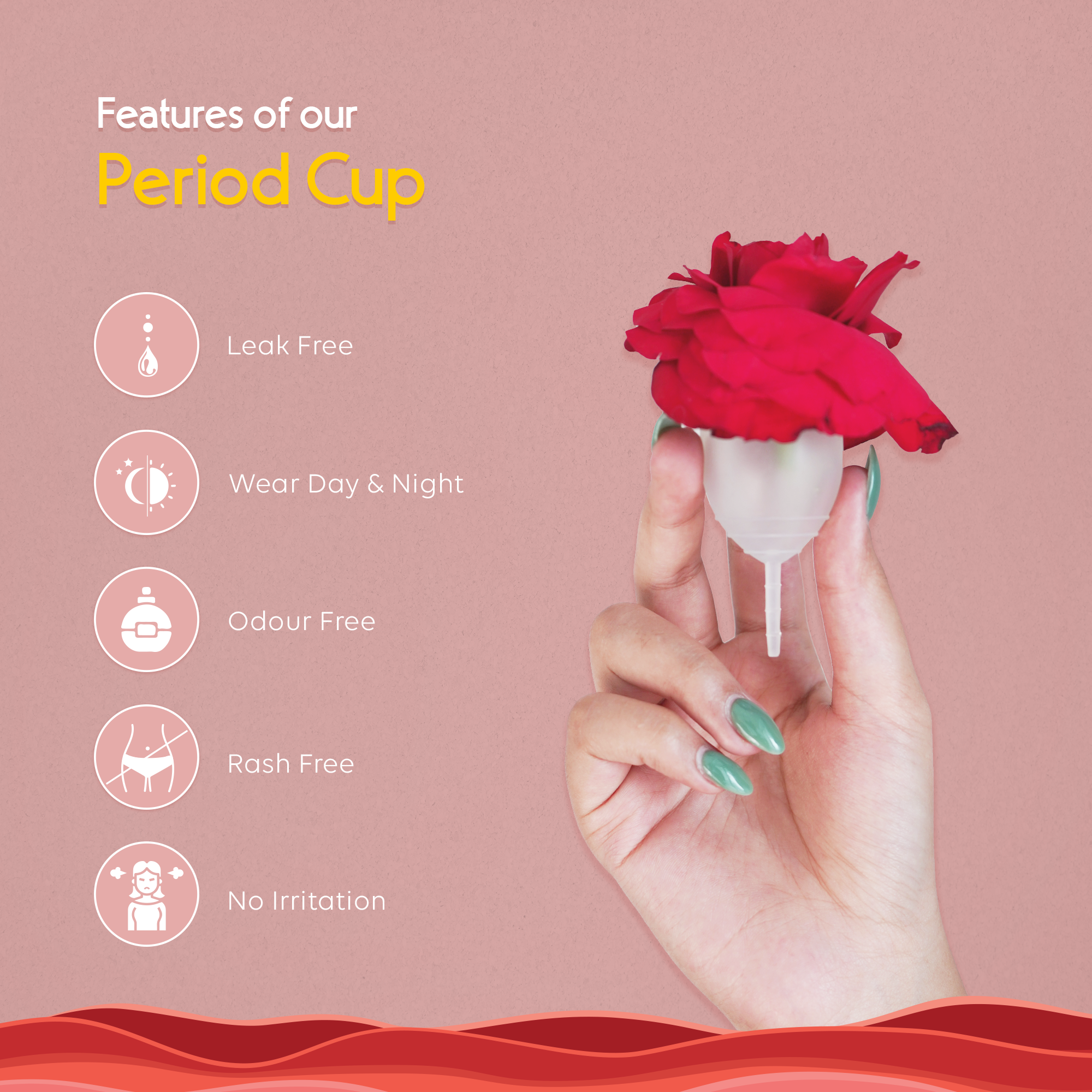 Menstrual Cup with Pouch