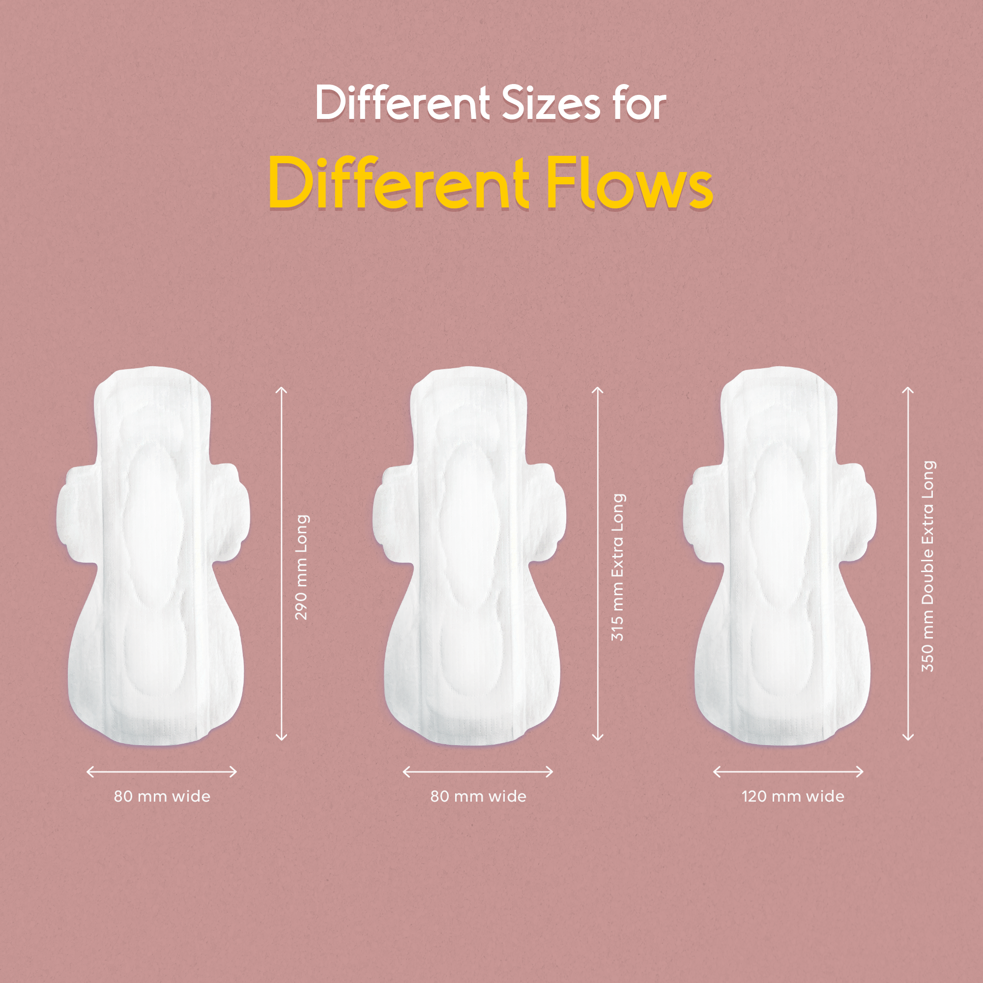Trio Combo - 5 Moderate Flow, 5 Heavy Flow & 5 Super Heavy Flow Pads with 3 Free Panty Liners